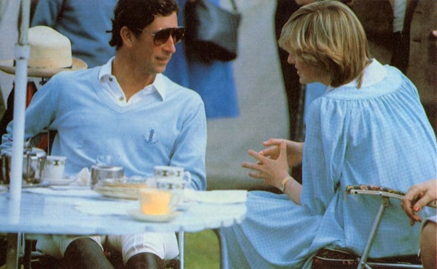 Prince Charles Princess Diana at Brockenhurst Restaurant 1982 Postcard