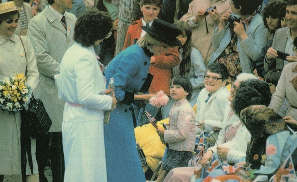 Princess Diana at Carbonear Canada Fishing Harbour Grace Postcard