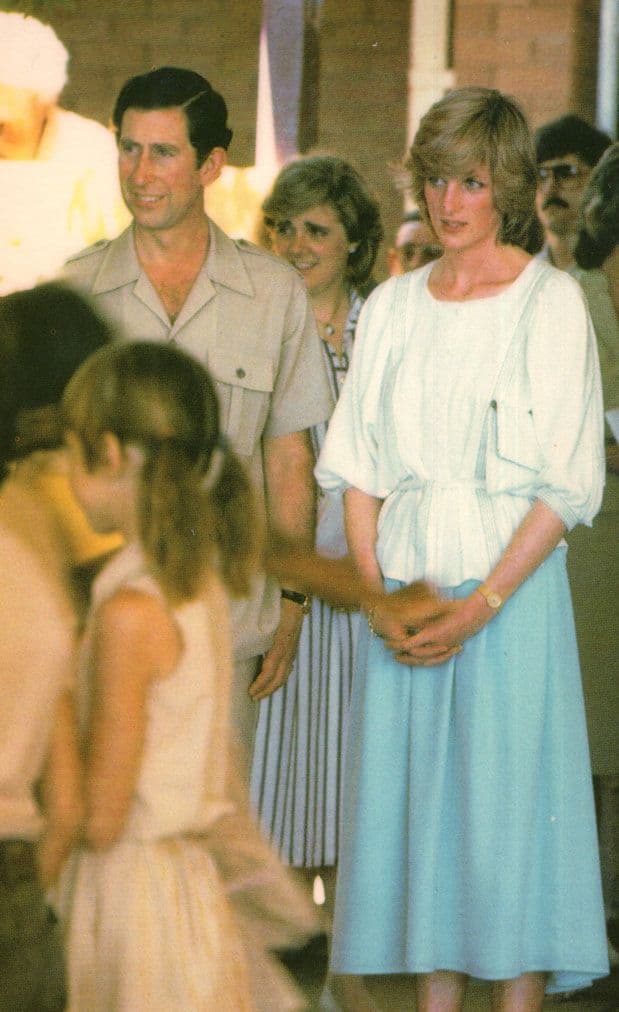 Princess Diana at Mining Town Of Tennant Creek Australia Postcard