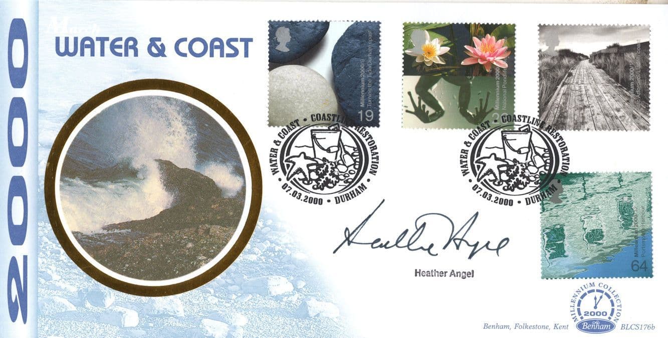 Professor Heather Angel Wildlife TV Presenter Benham Hand Signed FDC