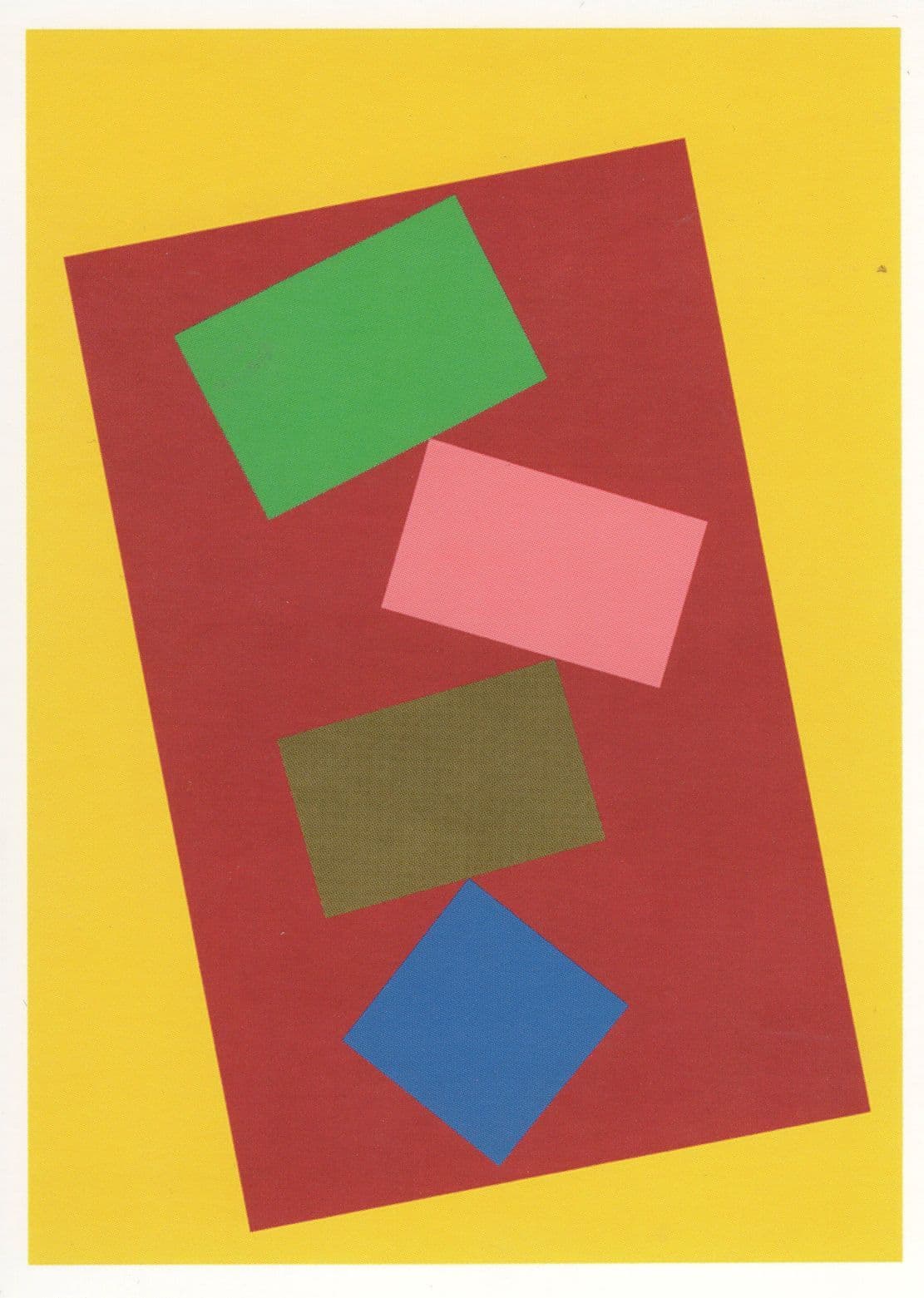 Professor Paul Huxley Menerbes Royal Academy Of Arts Painting Postcard