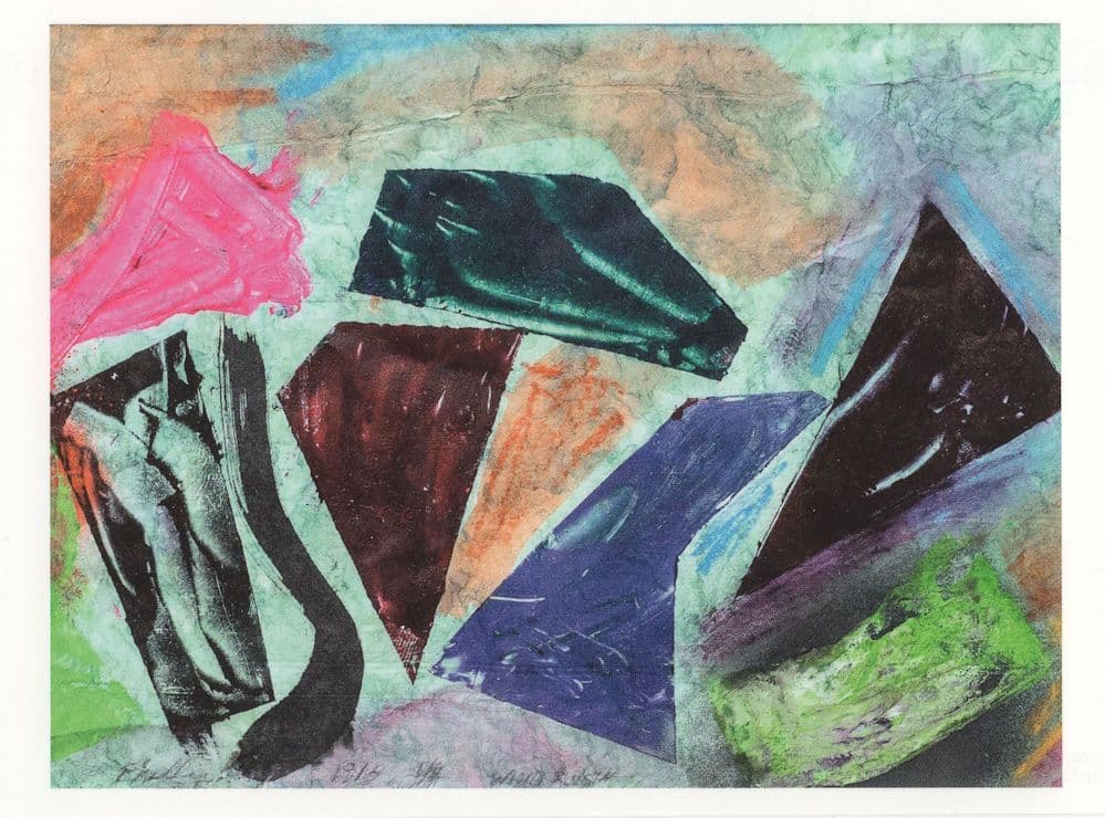 Professor Phillip King Wind Rush 2016 Painting Postcard