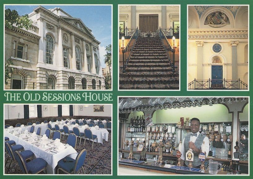 Pub Hotel Bar The Old Sessions House Clarkenwell London Postcard