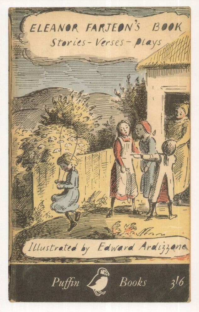 Puffin 1960 Book Of Stories Verses Plays Postcard