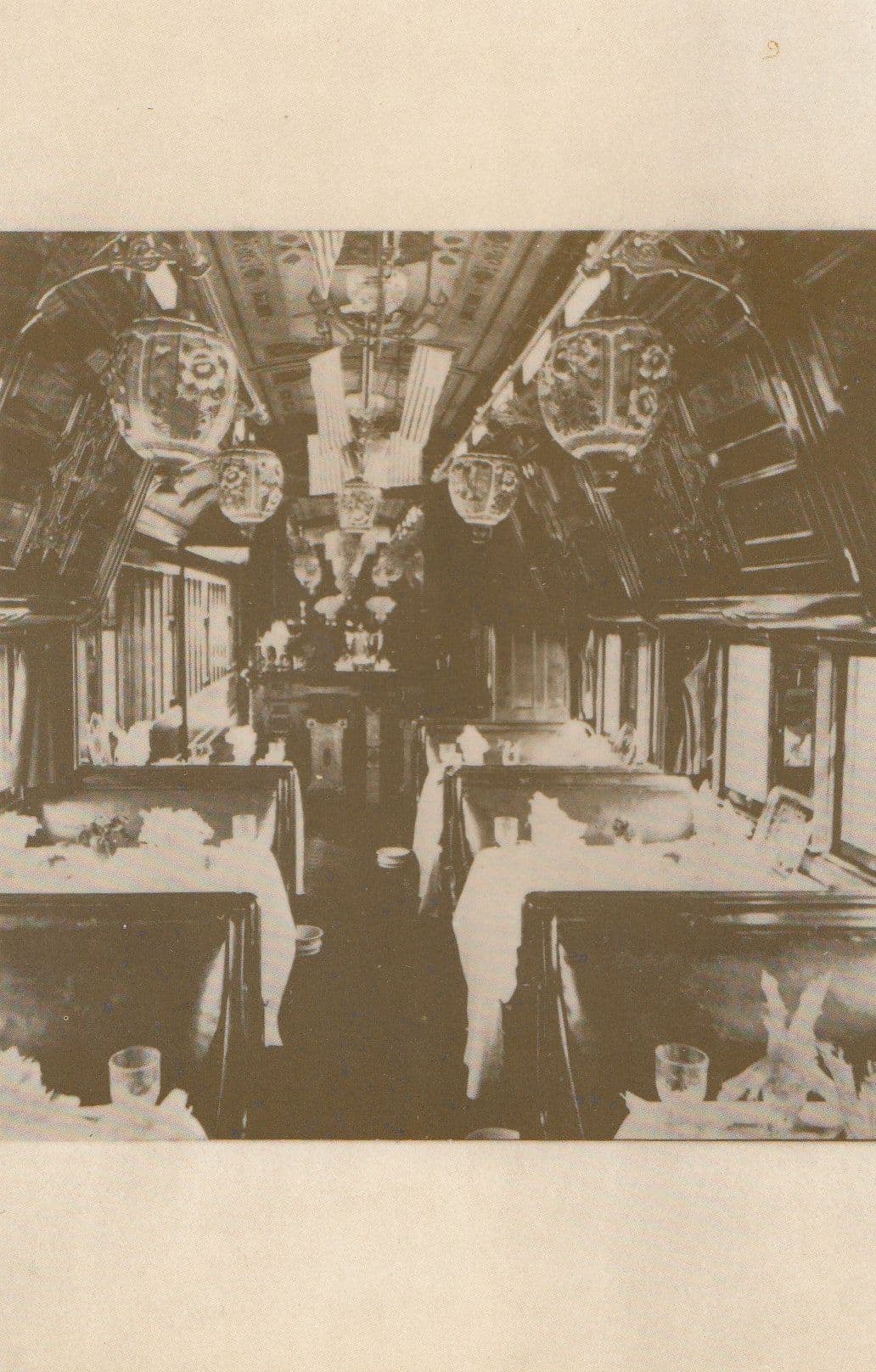 Pullman Palace Commissary Carriage Car Railroad Locomotive UPCC RPC Postcard