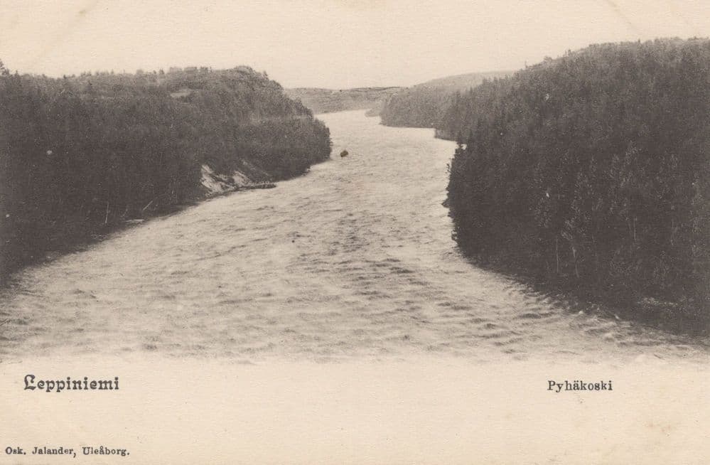 Pyhakoski Leppiniemi Wallinkoski Finland 2x Old Postcard