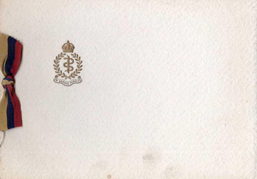 Queen Alexandra London Thames Military Hospital Fold Open WW1 Photo