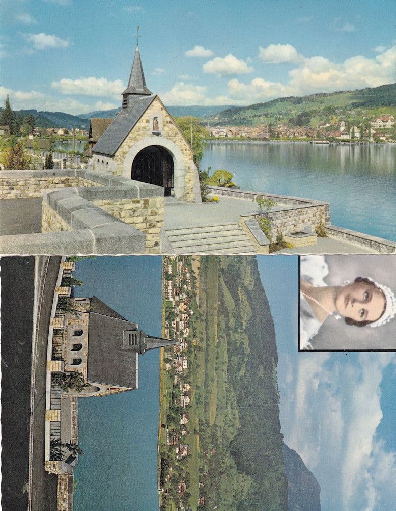 Queen Astrid Of Belgium Memorial Chapel KÔøΩssnacht Switzerland 2x Postcard s
