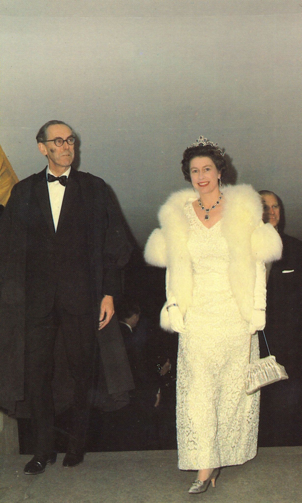 Queen Elizabeth II Licolns Inn Banquet Royal Dinner in 1967 Postcard