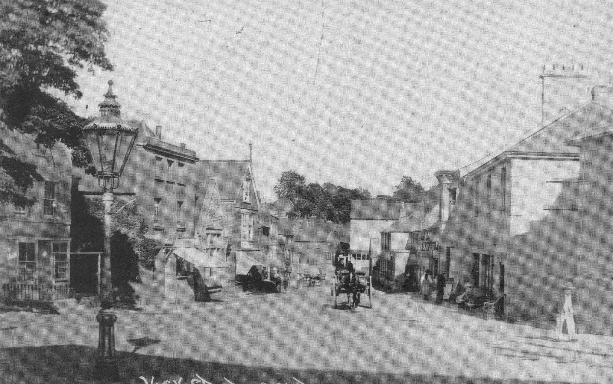 Queen Victoria Diamond Jubilee High Street Storrington Sussex Postcard