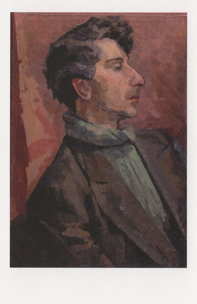 Quentin Crisp LGBT Actor Playwright Book Author Painting Postcard