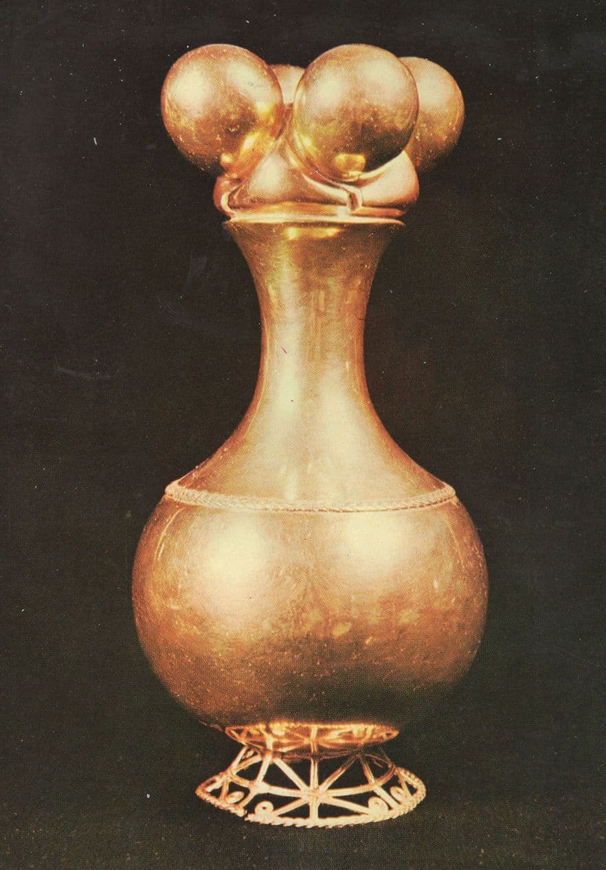 Quimbaya Anthropomorphus Figure Bogota Gold Museum Columbia Postcard