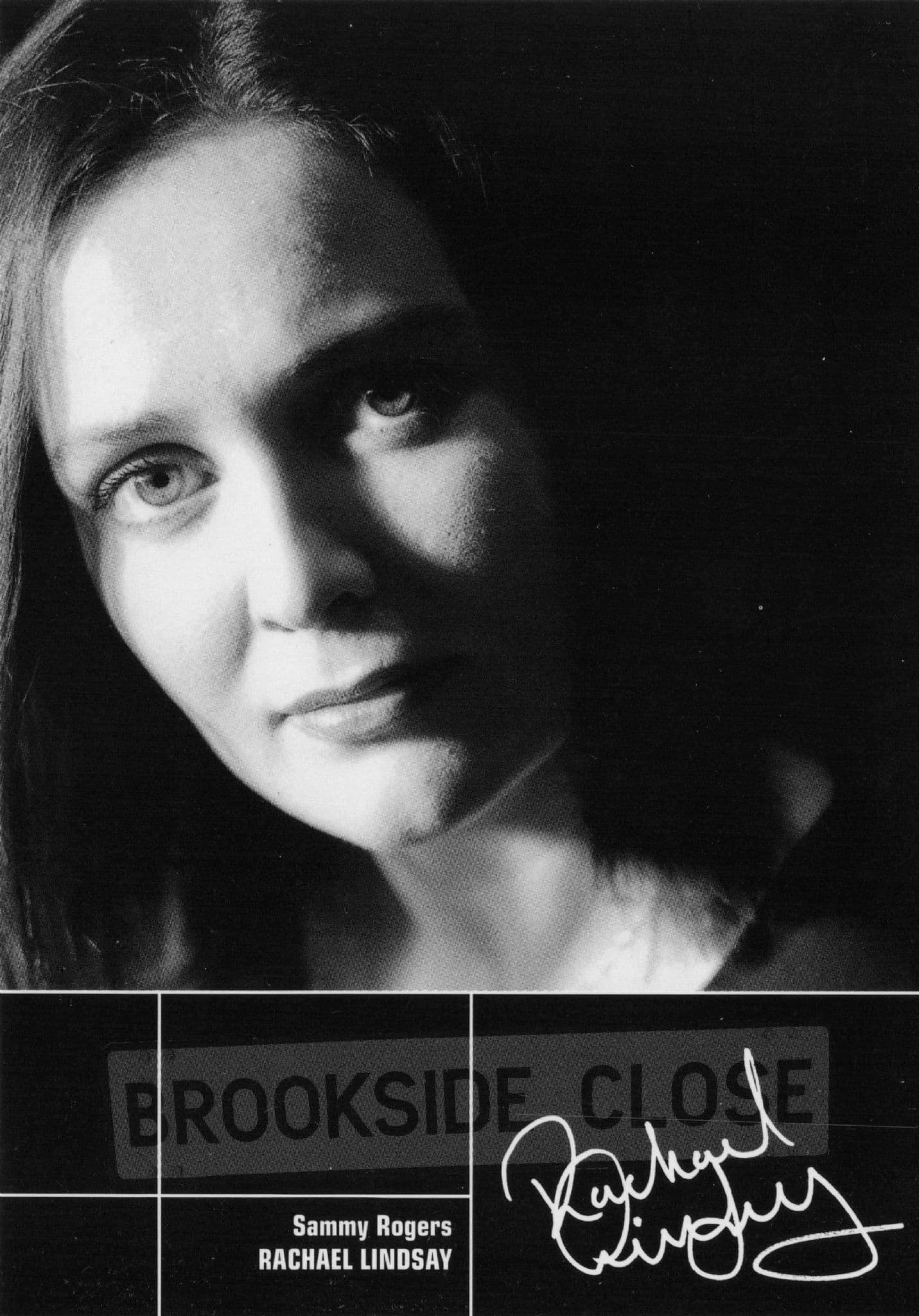 Rachael Lindsay Sammy Rogers Brookside Reverse Hand Signed Photo