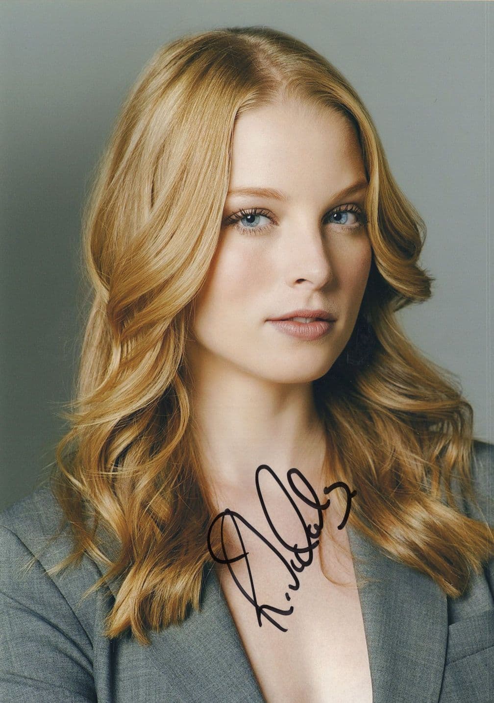 Rachel Nichols Star Trek Conan Supermodel Large Hand Signed Photo