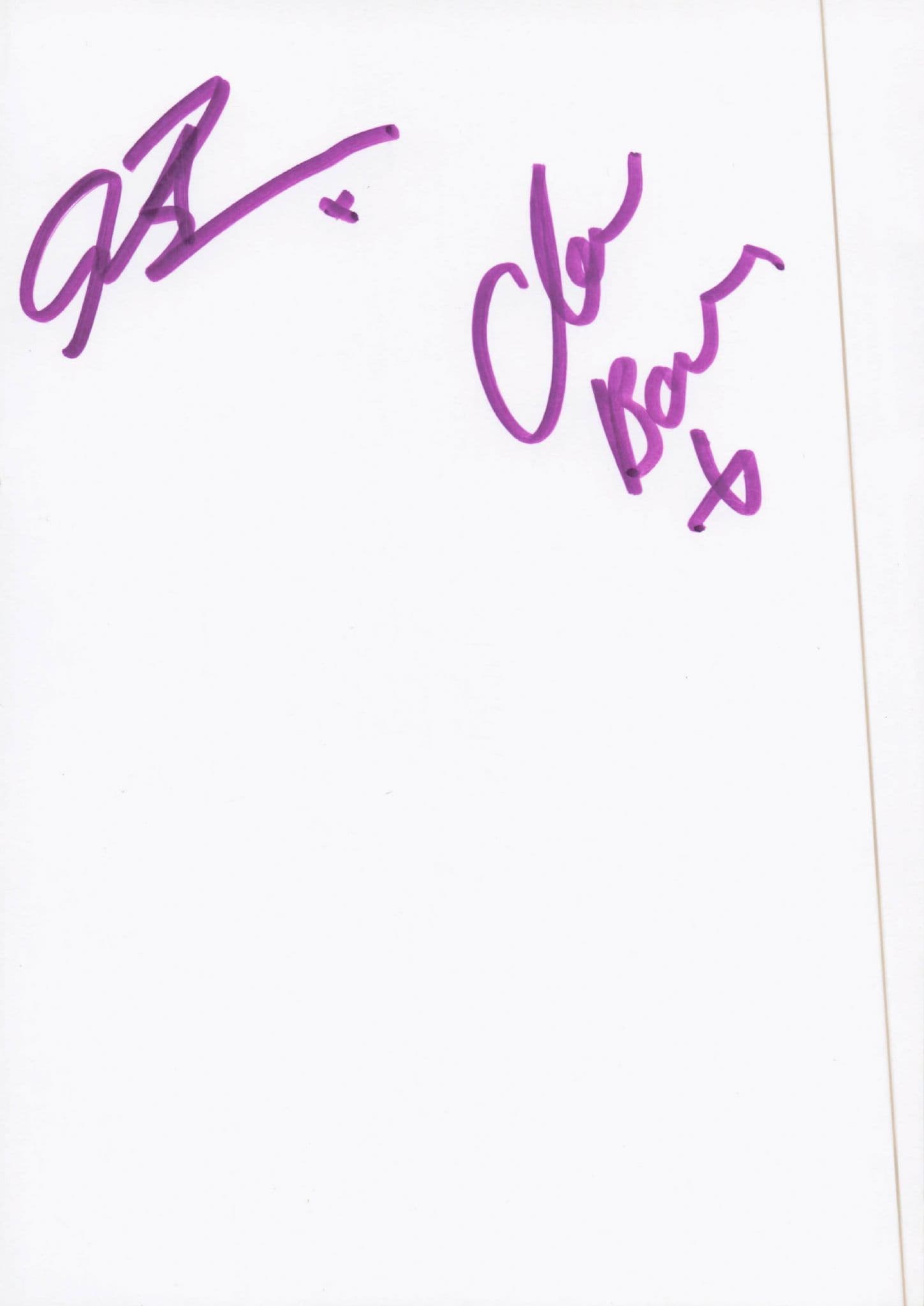 Raintown Scottish Country Music Group Duo Hand Signed Photo