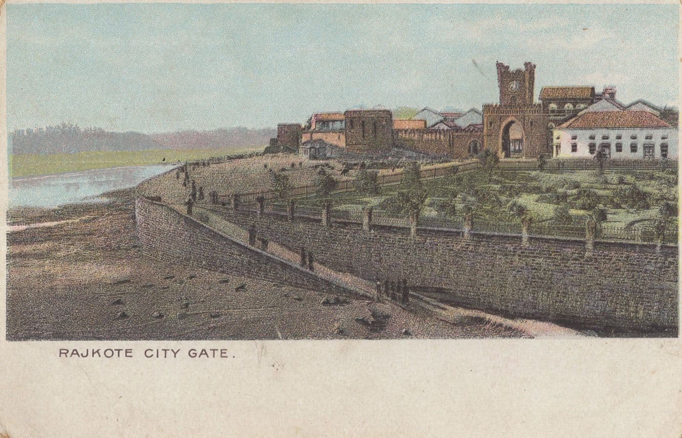 Rajkote City Gate India Postcard