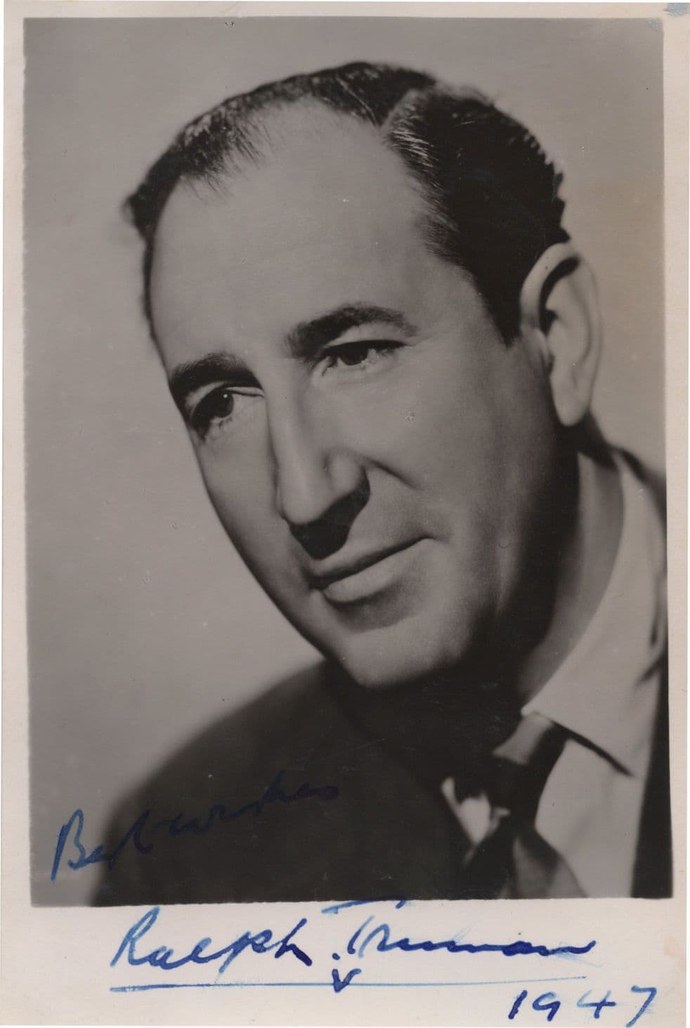 Ralph Truman Ben Hur Henry V Film Autograph Hand Signed Photo