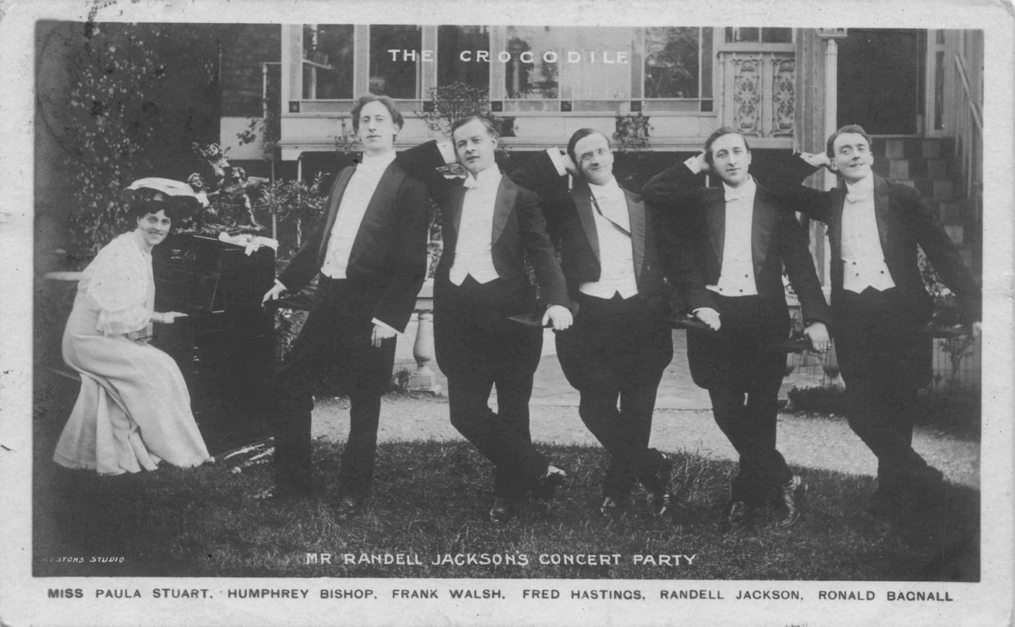 Randall Jackson's Concert Party Margate Entertainers Spectator Postcard