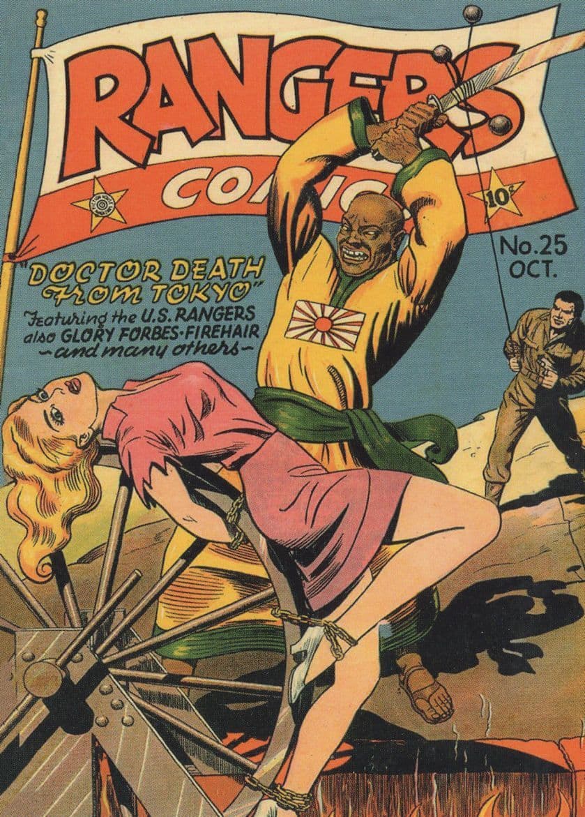 Rangers 1950 Comic Death Doctor From Japan Tokyo Horror Postcard