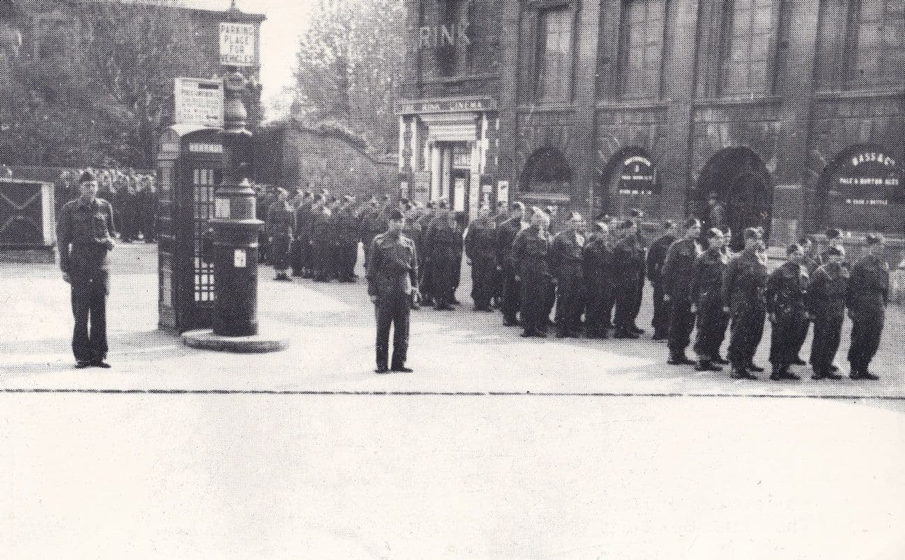 Rank Cinema Army Formation Telephone Letter Box RPC Postcard