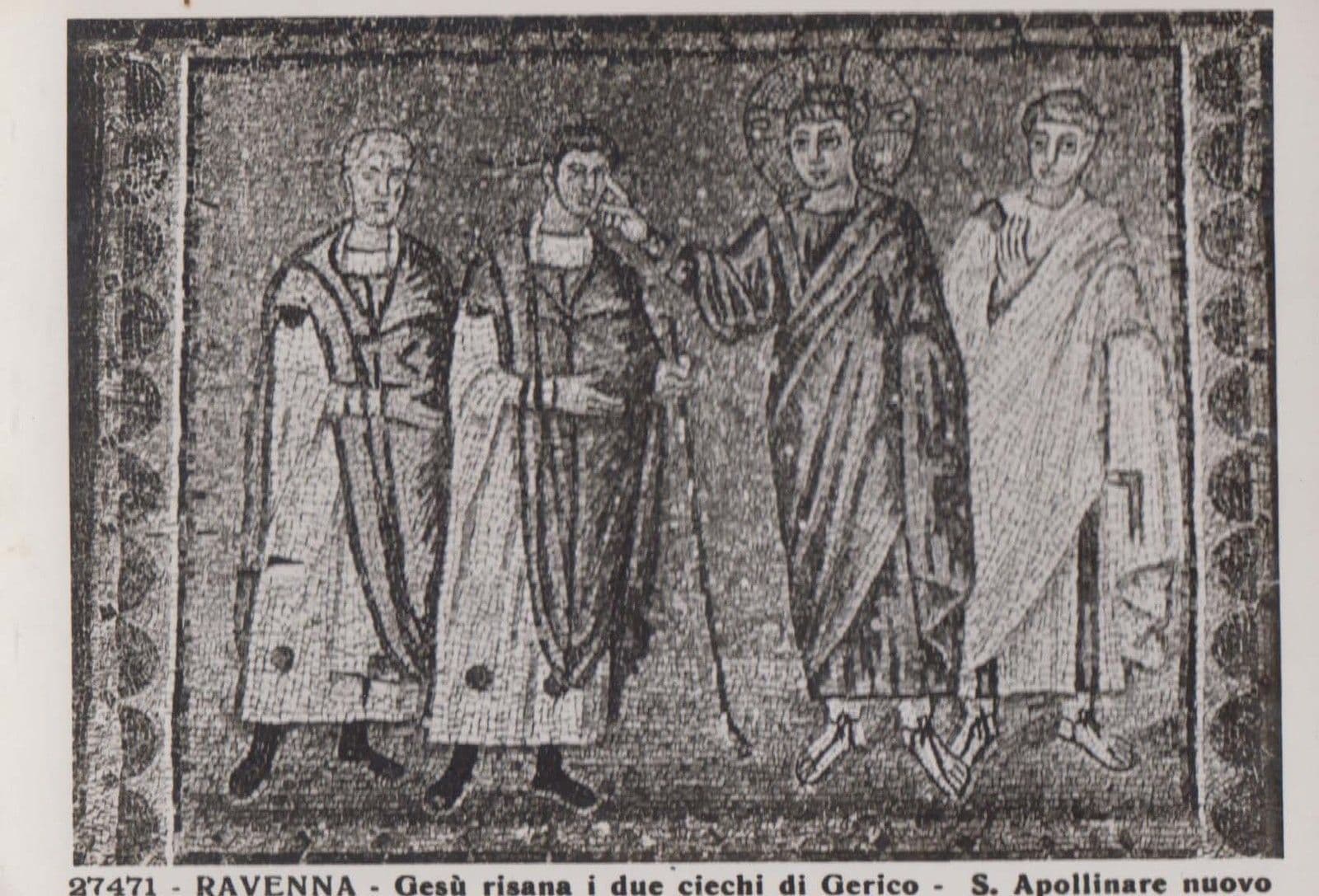 Ravenna Gesu Risana I Due Ciechi Di Gerico Ricci Corrado Rare Painting Postcard