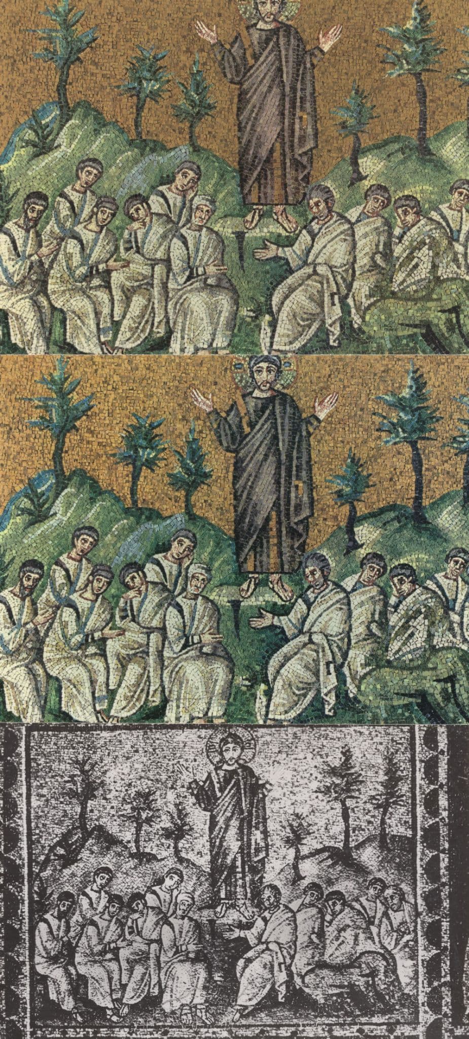Ravenna Gesu Sul Monte Degli Ulivi Basilica 3x Postcard s