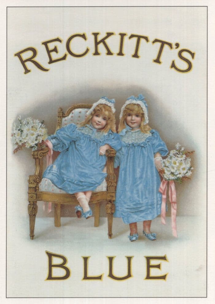 Reckitts Blue Soap Advertising Postcard