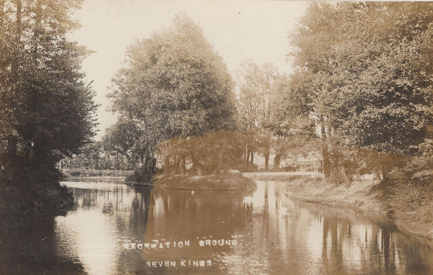 Recreation Ground Seven Kings Ilford Old RPC Postcard Perhaps Mispressed