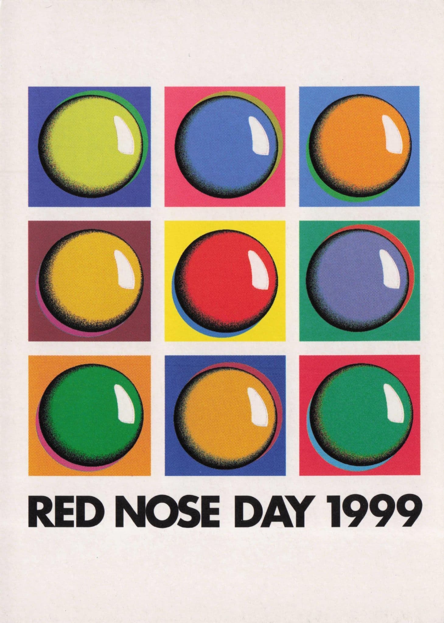 Red Nose Day 1999 Comic Relief Vintage Postcard