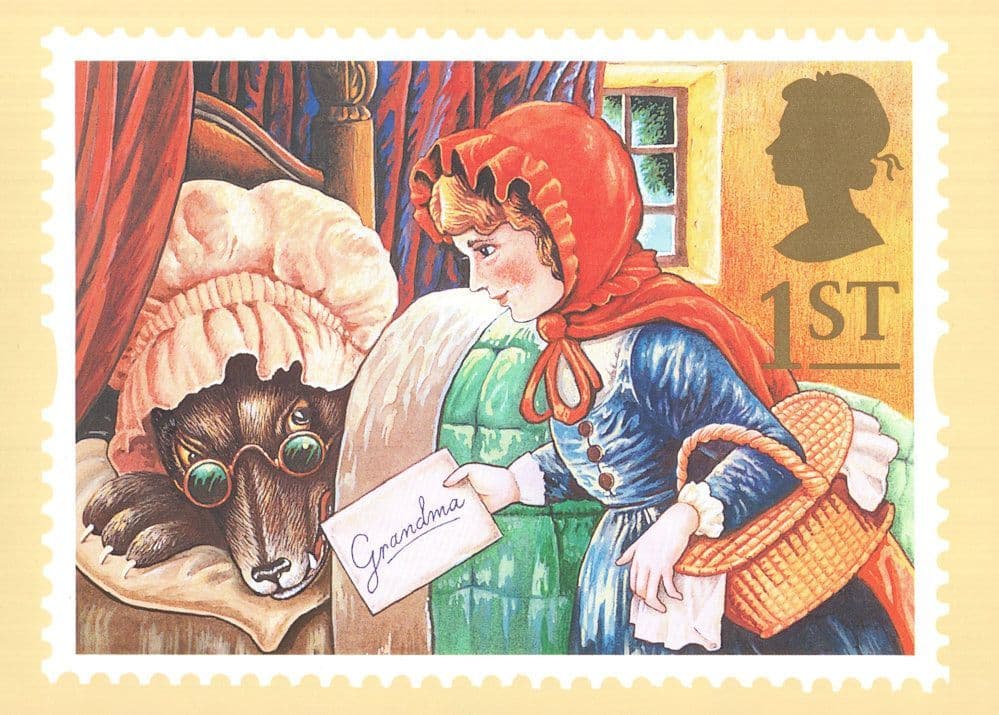 Red Riding Hood & The Wolf PHQ Limited Edn Book Postcard