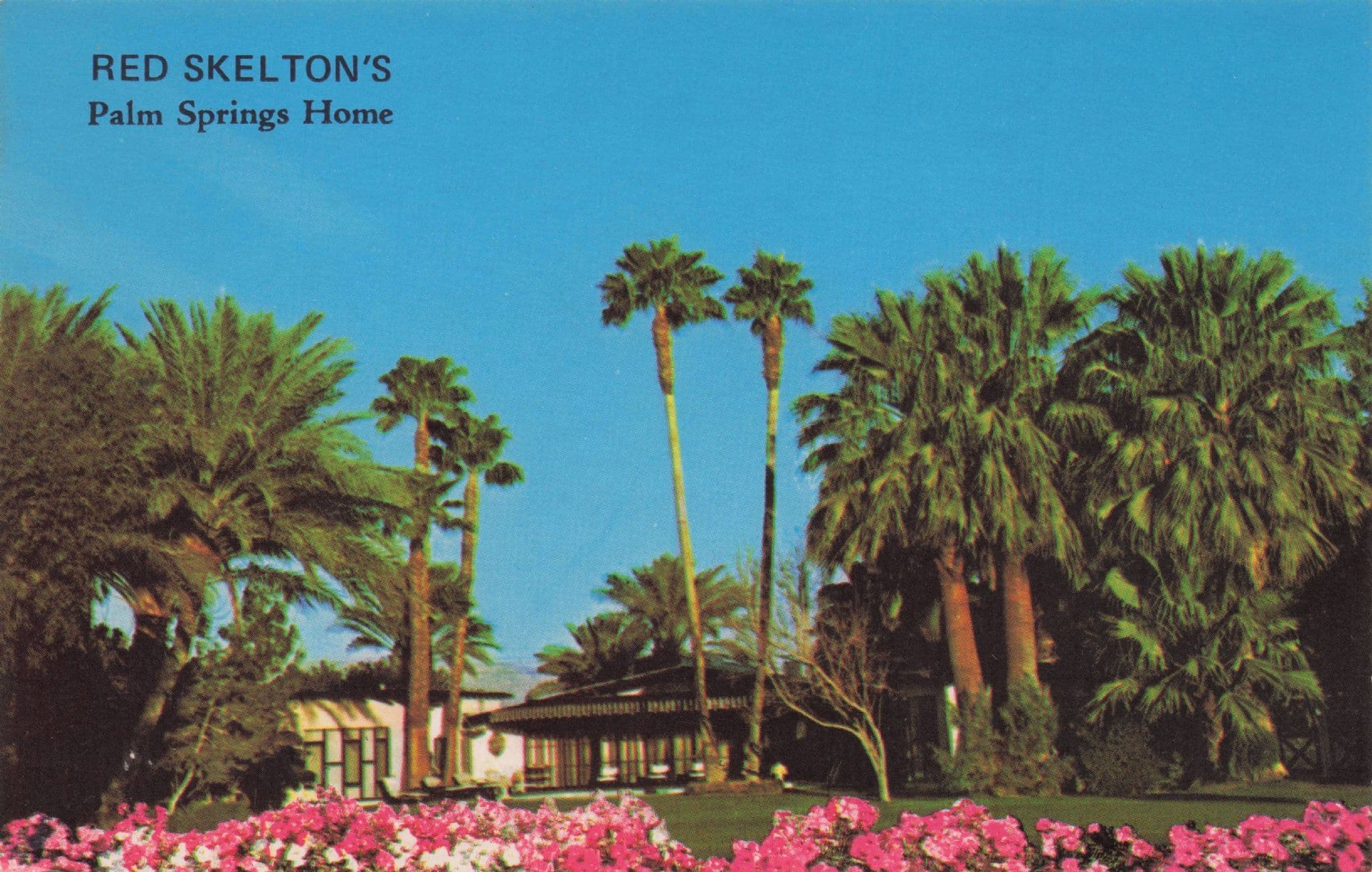 Red Skelton's Amazing Palm Springs American Home Postcard