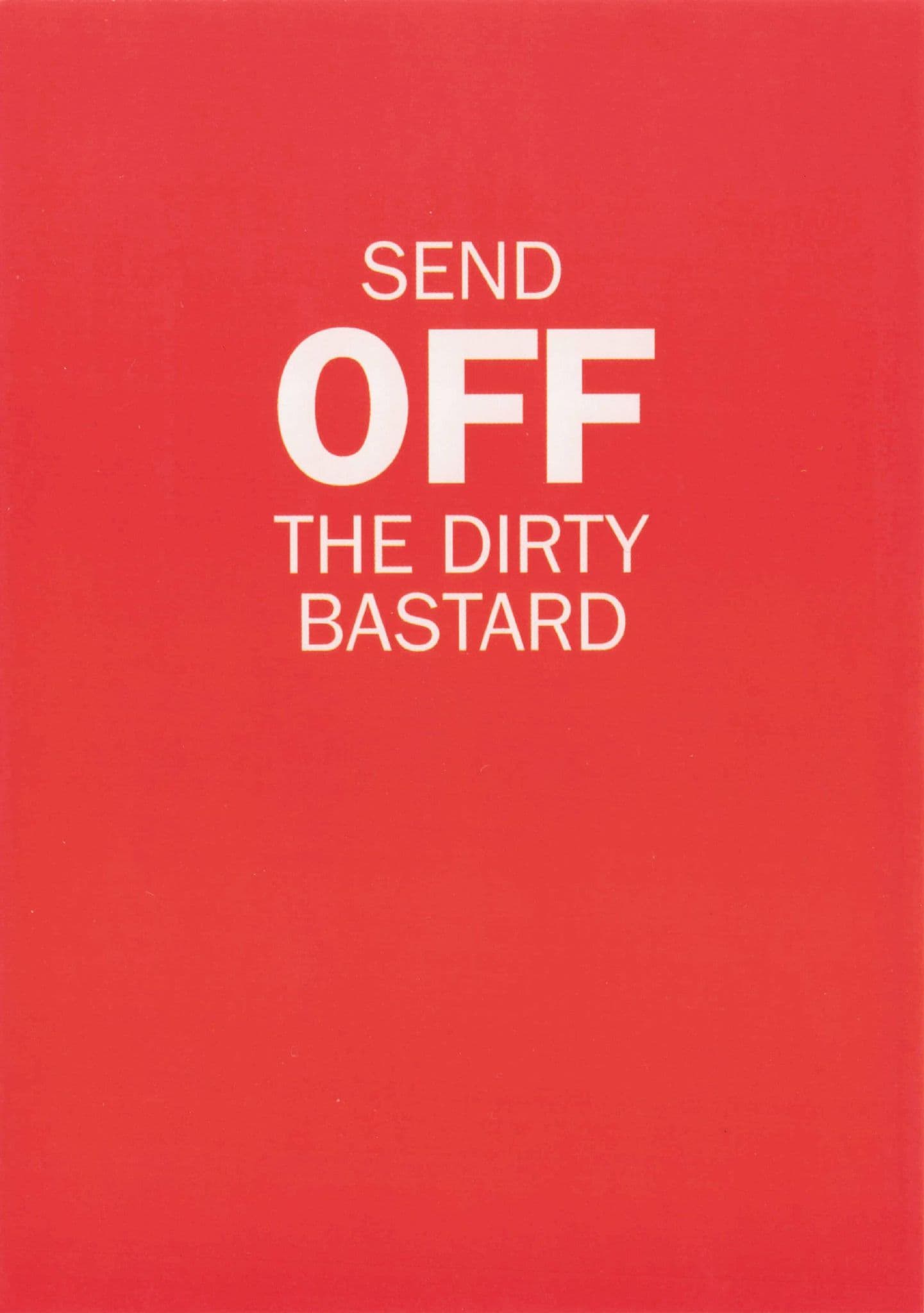Referee Send Off The Dirt B*stard Football Comic Postcard