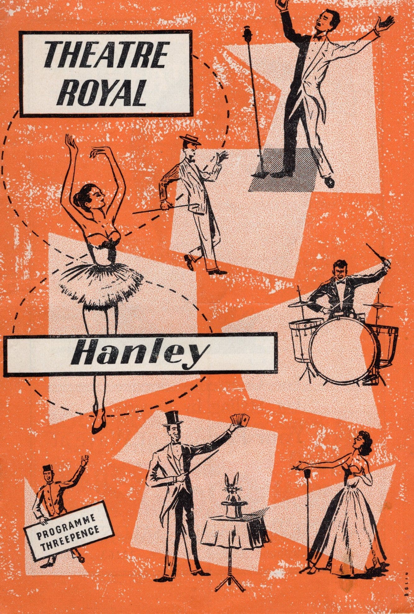 Reg Varney in Hanley Stoke On Trent 1956 Theatre Programme
