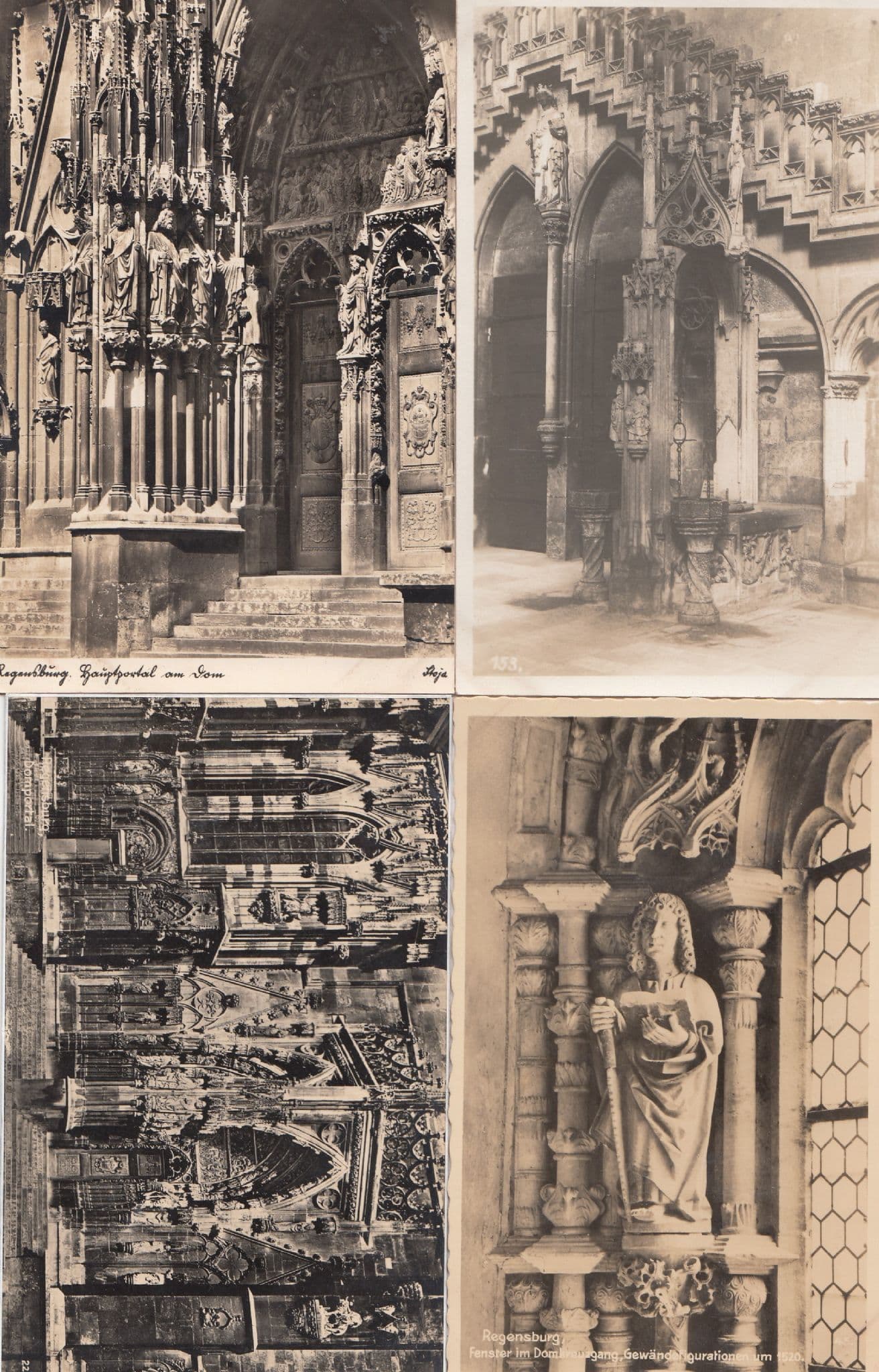 Regensburg German Germany 6x Real Photo & Antique Religious Postcard s