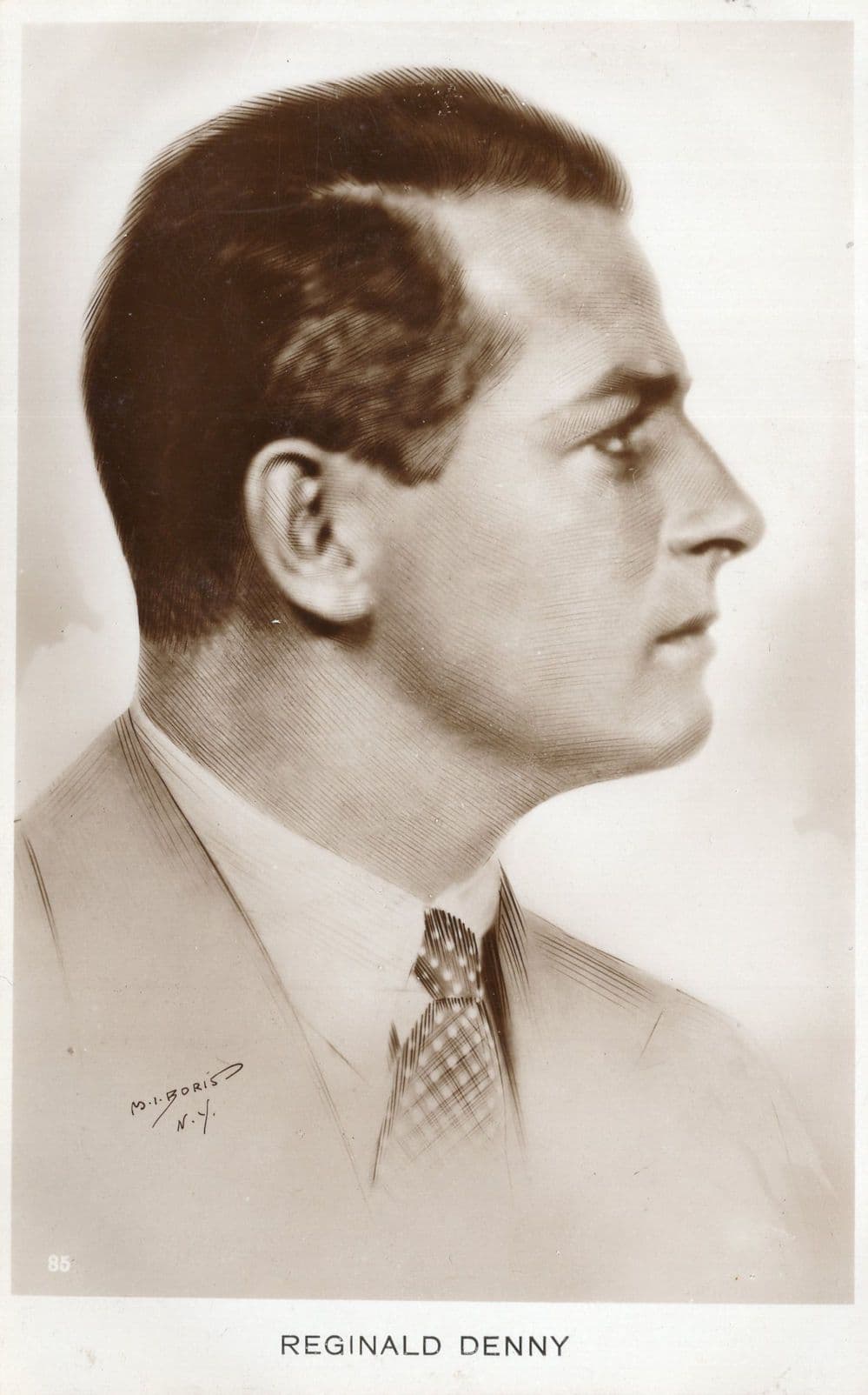 Reginald Denny Film Hollywood RARE Real Photo Postcard
