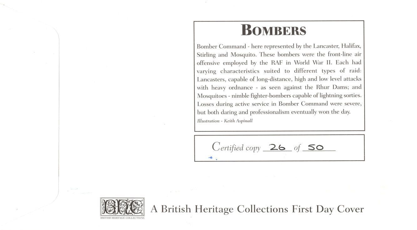 Reginald Levy FDC 103 578 Mosquito Squadron Bombers D-Day LTD TO 50 Hand Signed FDC