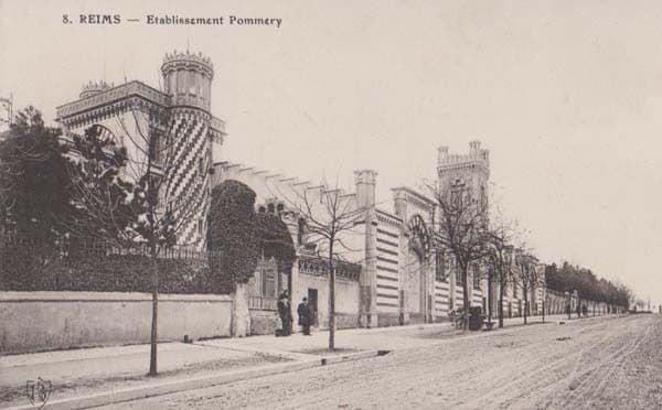 Reims Etablissement Pommery French France Antique Postcard