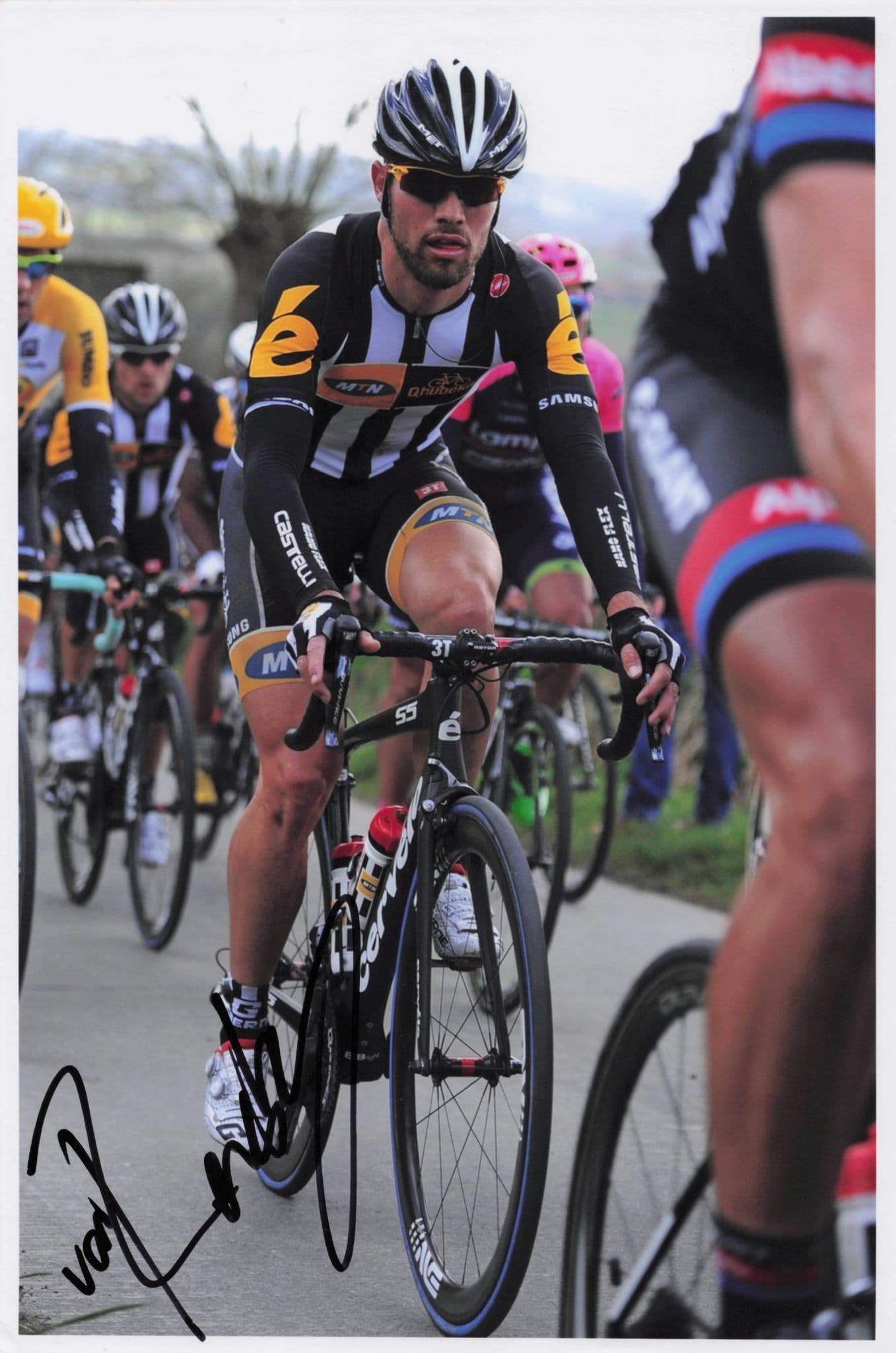 Reinardt Janse Van Rensburg South African Cycling 12x8 Hand Signed Photo