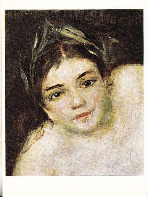 Renoir La Nymohe A La Source Rare Art London National Gallery Painting Postcard