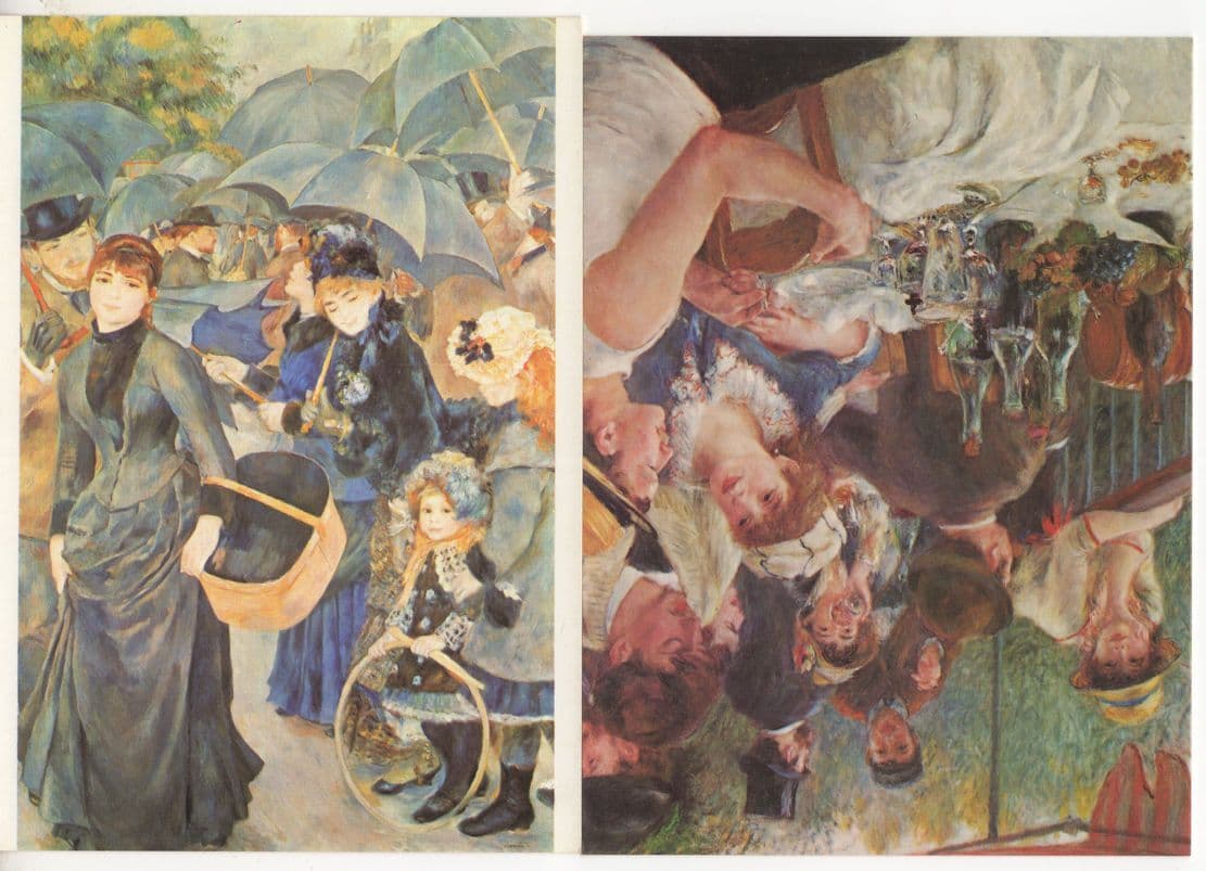 Renoir Luncheon Of The Boating Party 2x Painting Postcard s