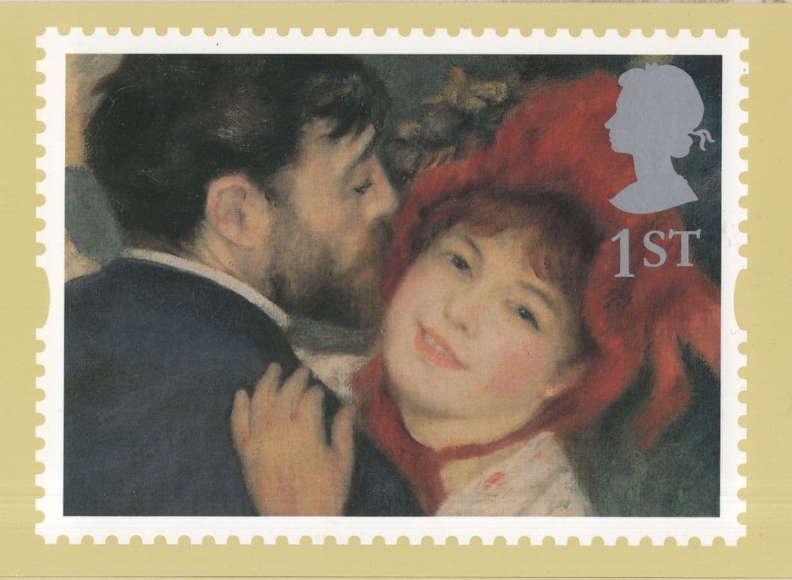 Renoir Musee D'Orsay Paris Painting RMPQ Stamp Art Postcard