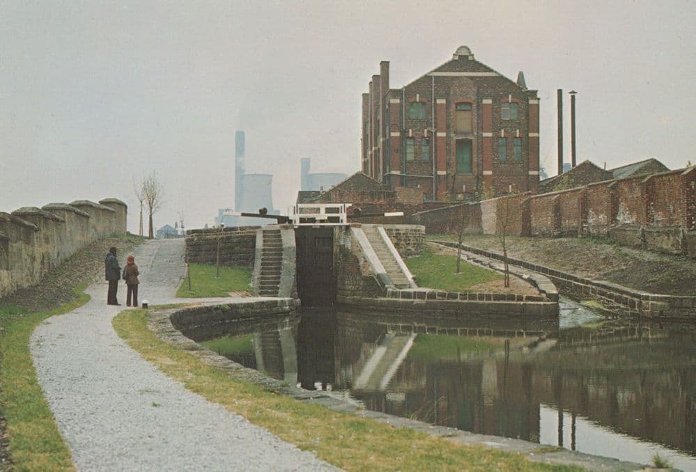 Restored Ashton Canal Manchester British Waterways Board Postcard