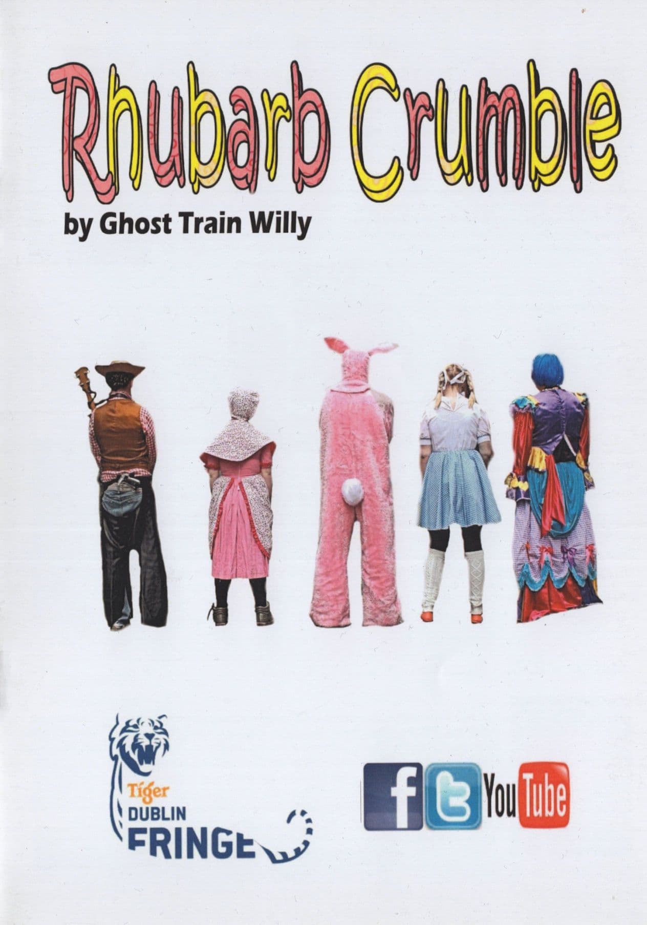 Rhubarb Crumble 2014 Dublin Irish Fringe Festival Comedy Theatre Programme