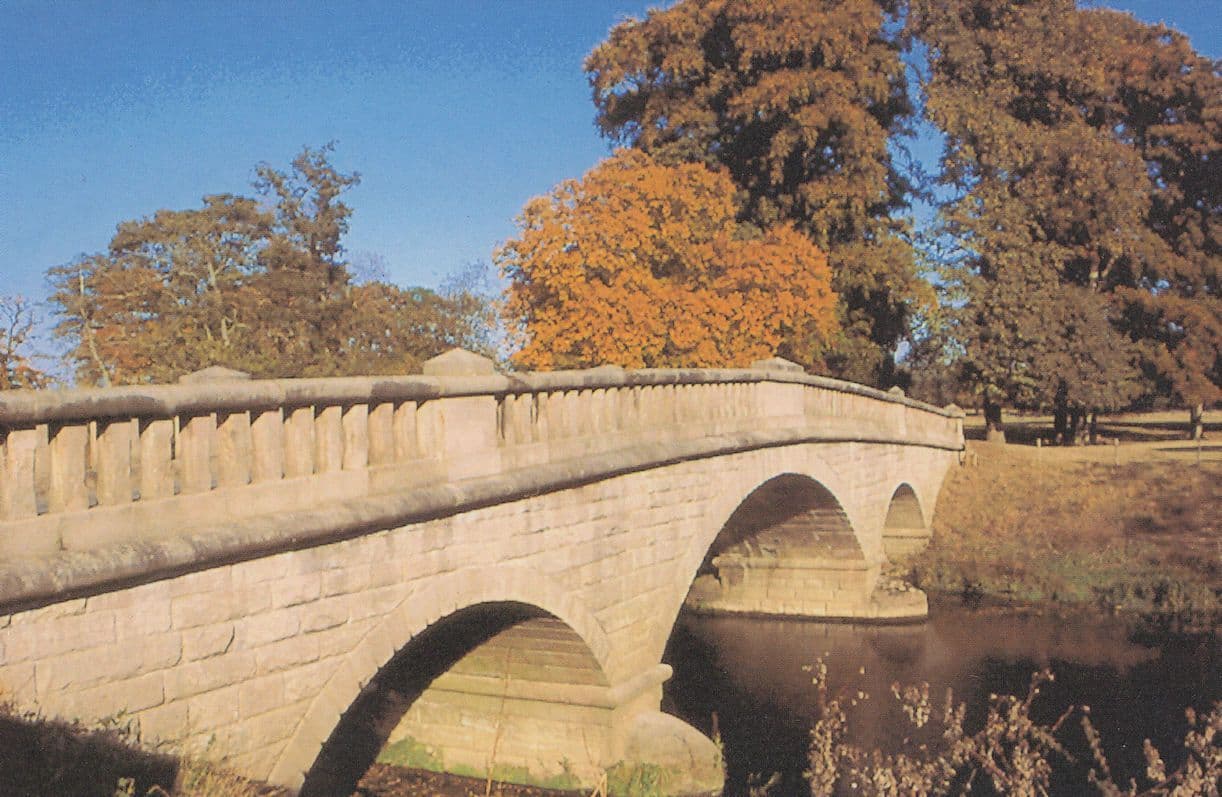 Ribston Park Knaresborough Bridge Postcard