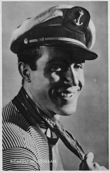 Ricardo Montalean Vintage Rare Kwatta Film Movie Postcard Size Photo