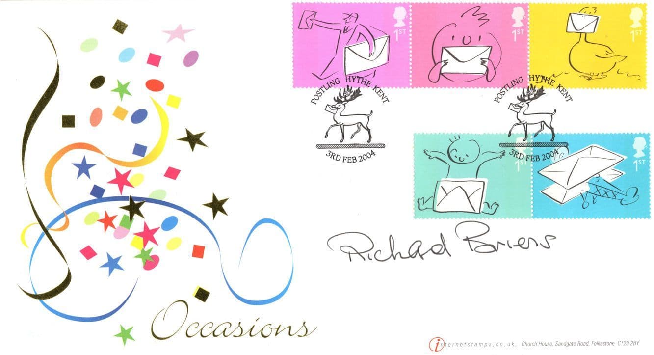 Richard Briers of The Good Life Buckingham Occasions Hand Signed FDC