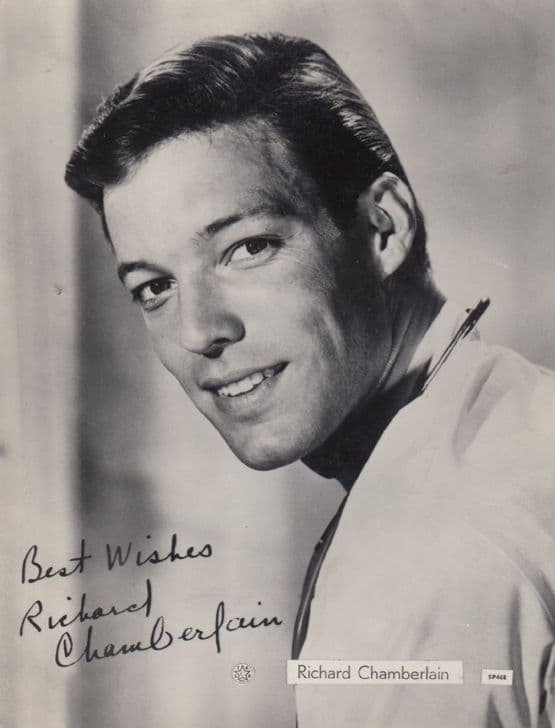 Richard Chamberlain Printed But Hand Appearance Signed Photo