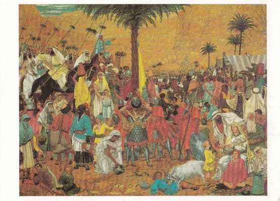 Richard Dadd The Flight Out Of Egypt Tate Gallery Painting Postcard