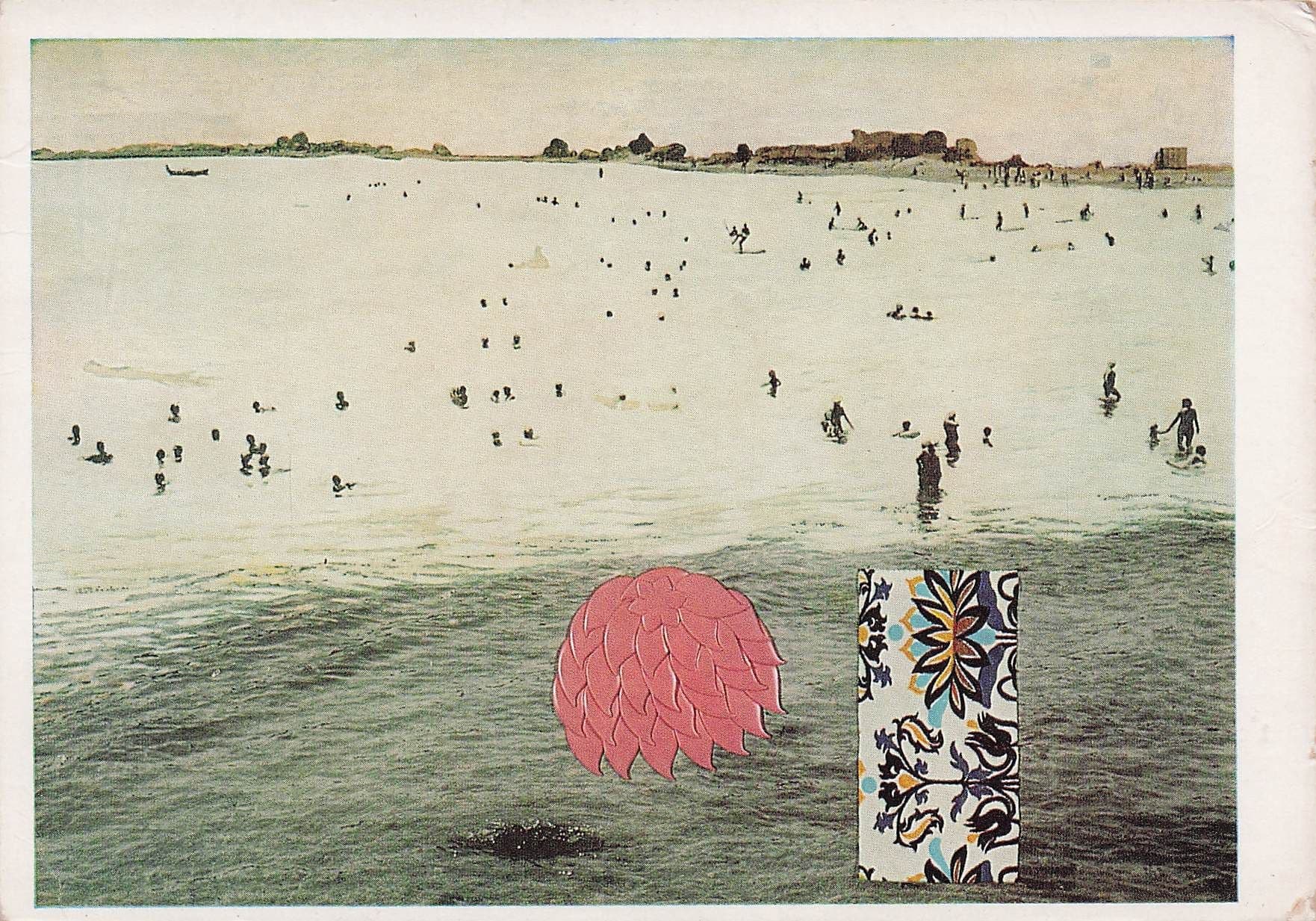 Richard Hamilton Bathers I London Tate Gallery Painting Postcard