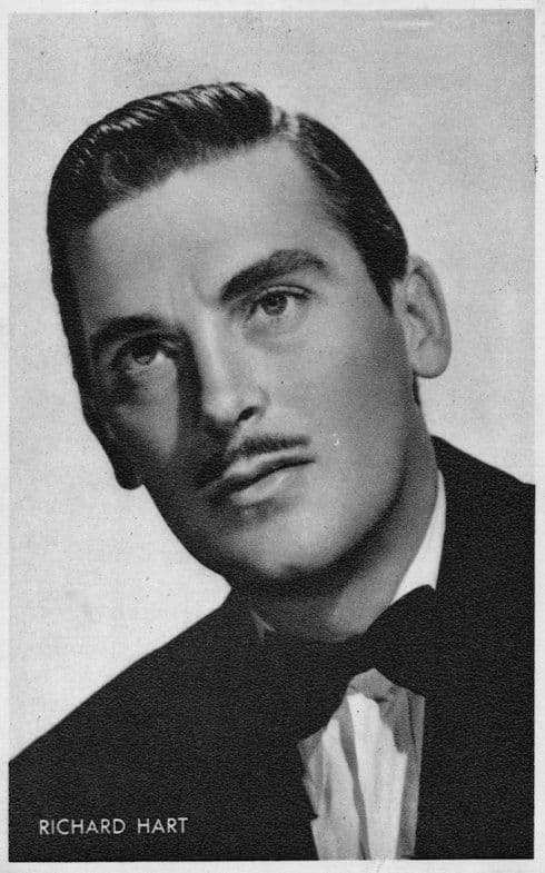 Richard Hart Vintage Rare Kwatta Film Movie Postcard Size Portrait